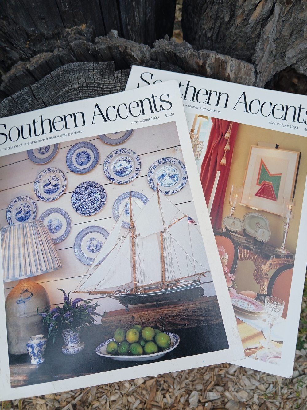Vintage Southern Accents Magazine Lot of 2 (1993) March-April & July-August